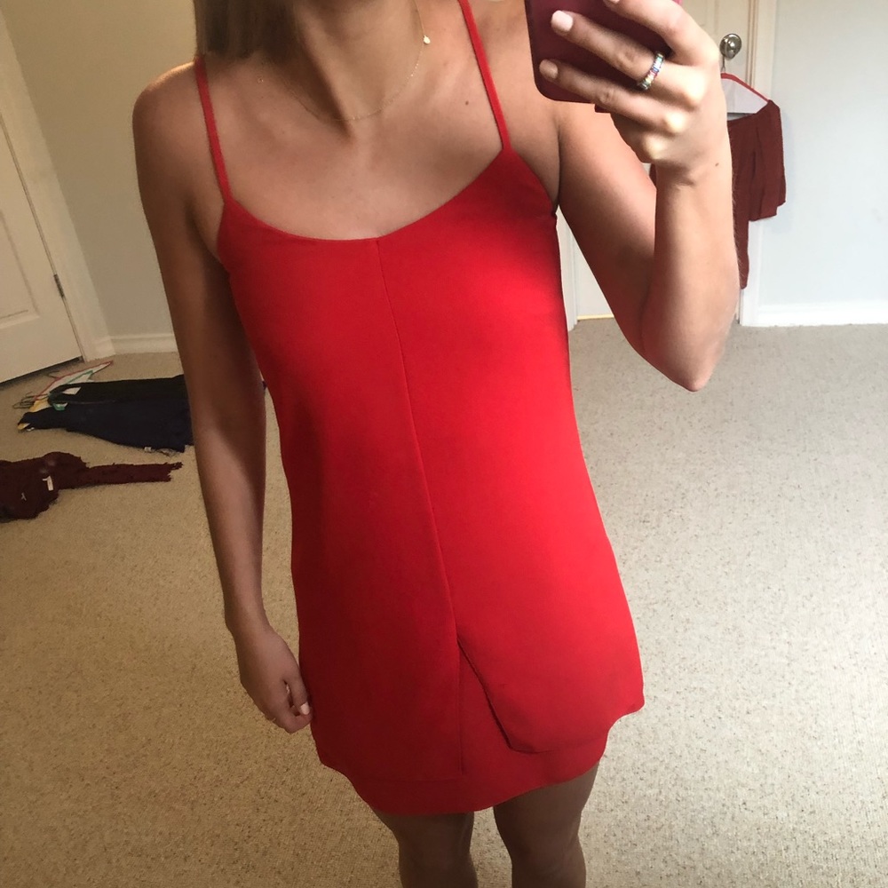 Red Top Shop Dress